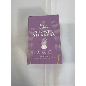 Body Restore Lavender Shower‎ Steamers 2 tablets Lavender Shower Steamers